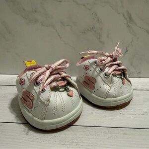 Build A Bear Skechers Energy Doll Shoes White Pink Y2K BABW